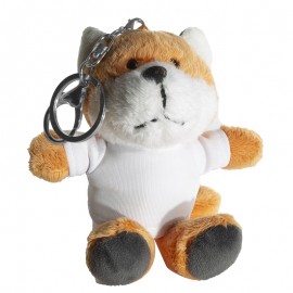 Sublimation Fox Key Ring with T-Shirt